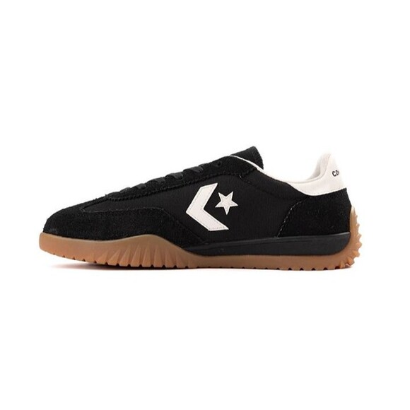 Converse Run Star Trainer Low-Top Black White Egret Gum Honey Womens 6.5 Mens 5 - Picture 9 of 10